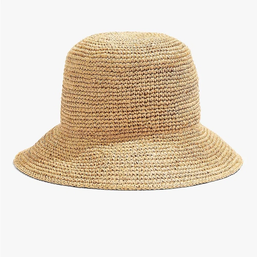 Filippo Catarzi Raffia Bucket Hat NWT - Picture 2 of 7